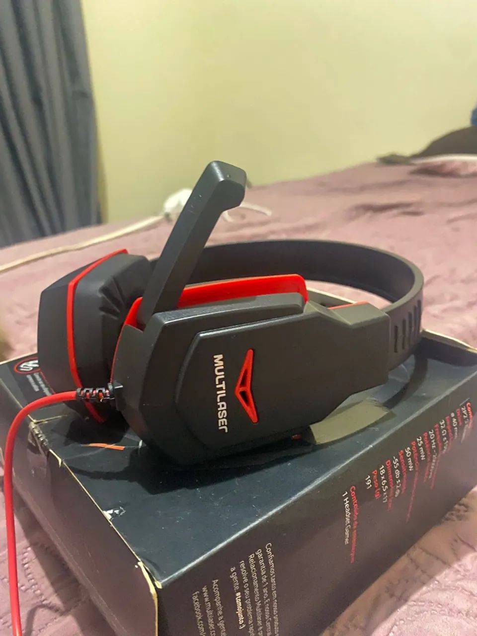 Headset Gamer novo 