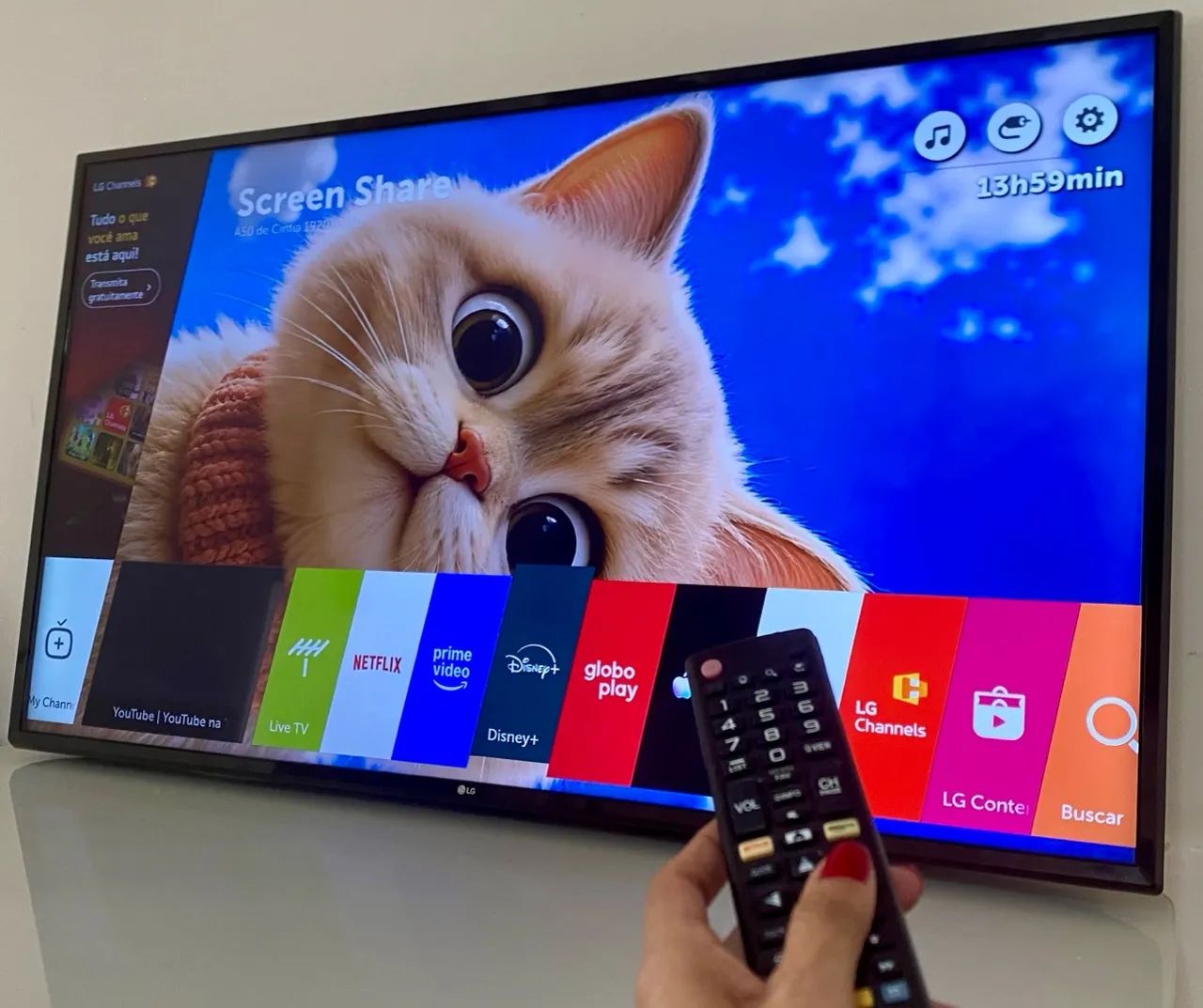 Tv Smart 55 LG WEBOS 4K - Foto 4