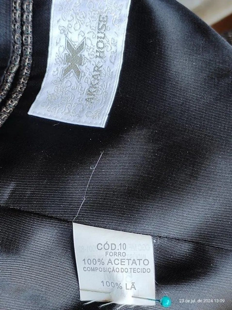 blazer 100% pura lã, tamanho 50m - Foto 4