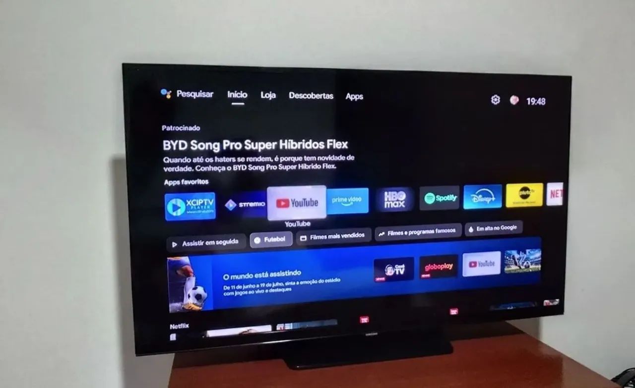 TV Samsung 40 polegadas + Mi Stick TV - Foto 2