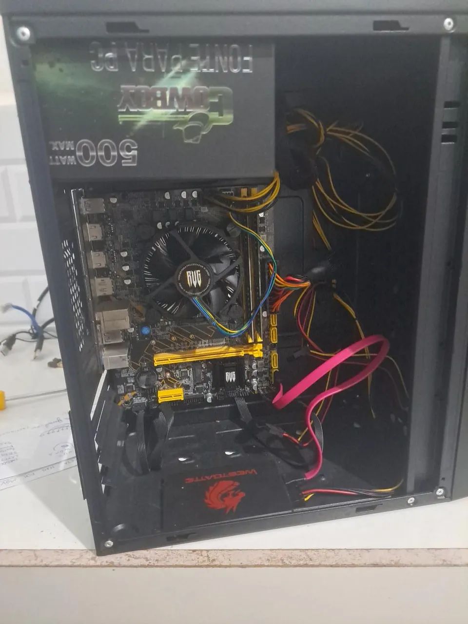 Fonte 500w usada (excelente) 