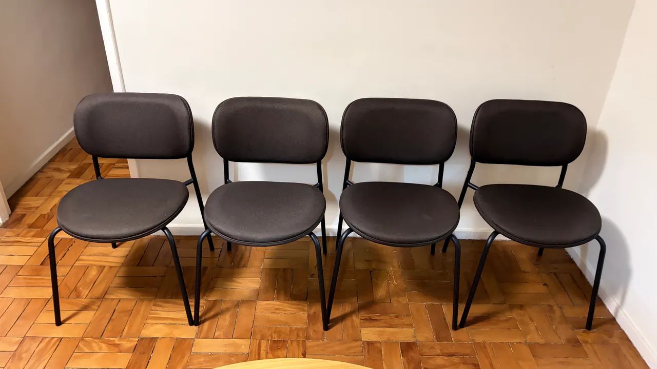 Cadeiras estofadas (4 unidades)  - Foto 2