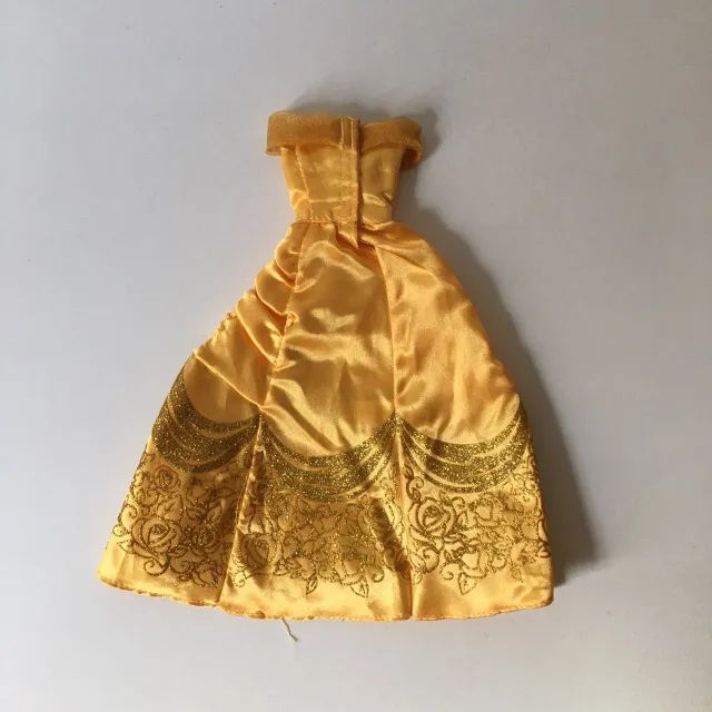 Vestido princesa PARA BONECA da Bela - Disney Store - A Bela e A Fera - Foto 2