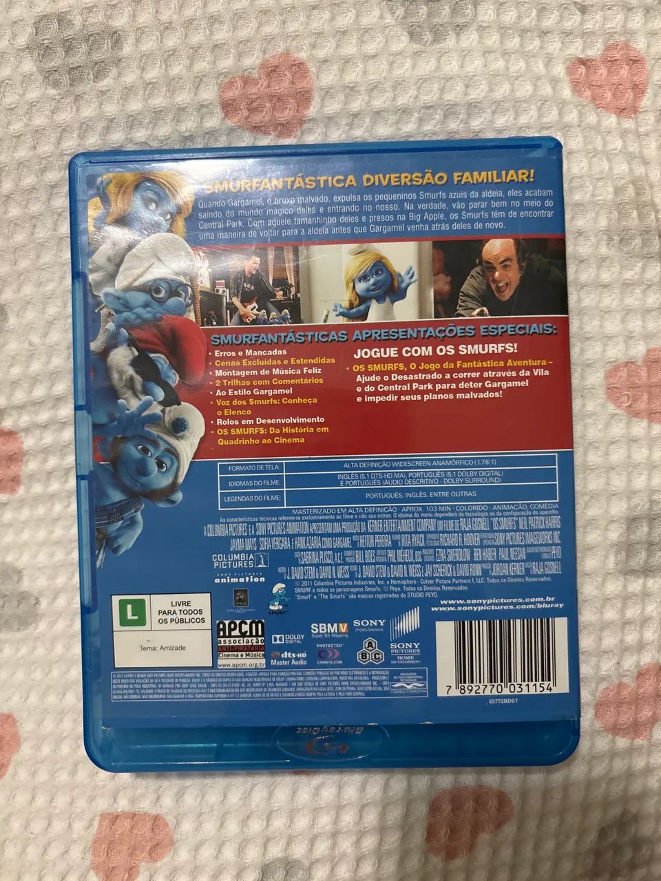 dvd os smurfs blue ray - Foto 2
