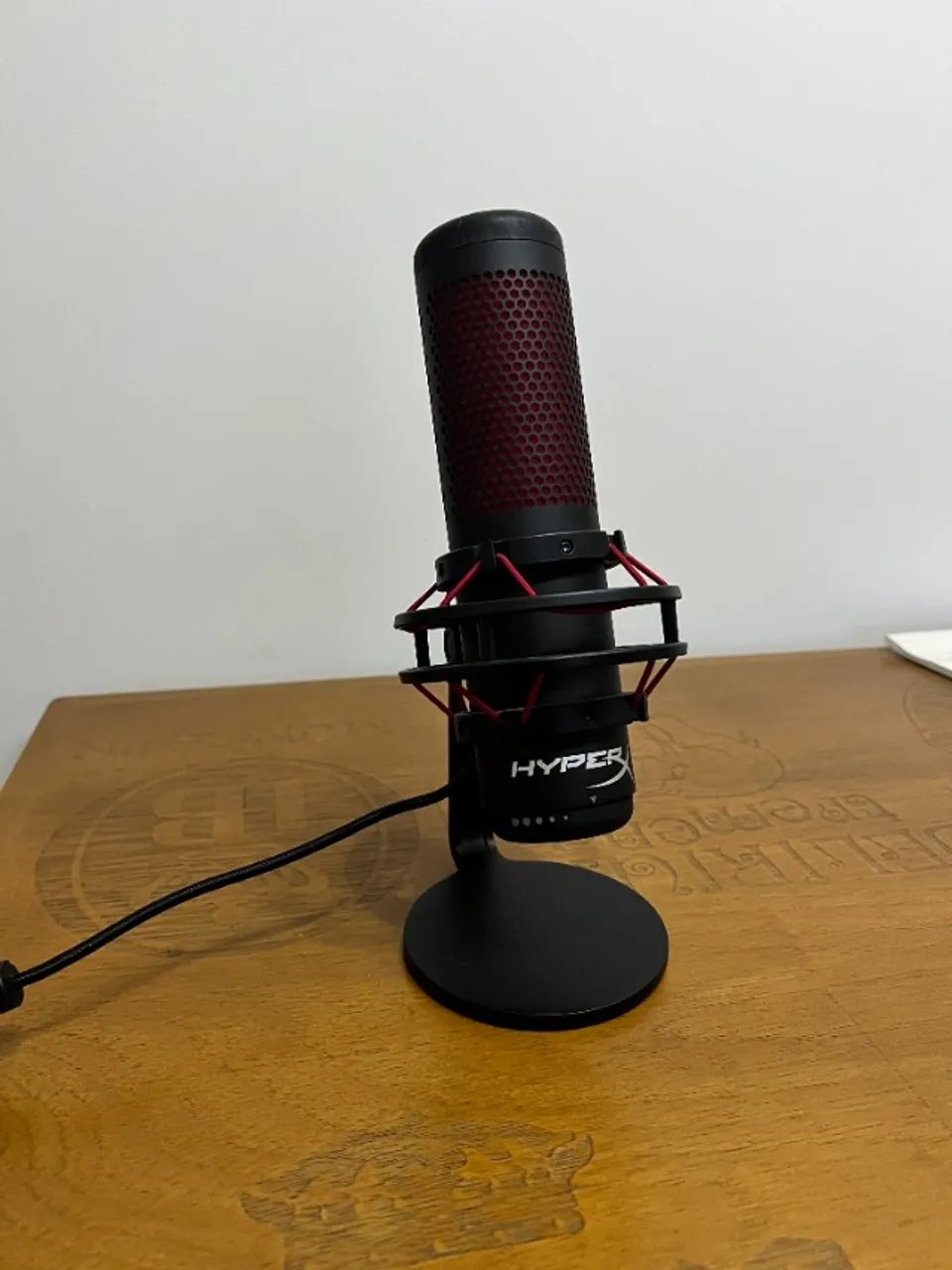 Microfone Condensador Gamer HyperX QuadCast USB