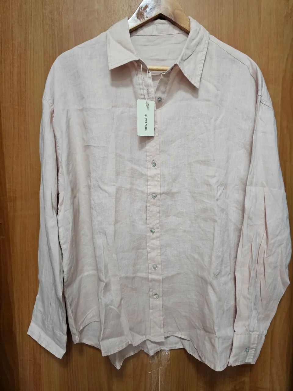Camisa 100% linho tam M. Nova. - Foto 3
