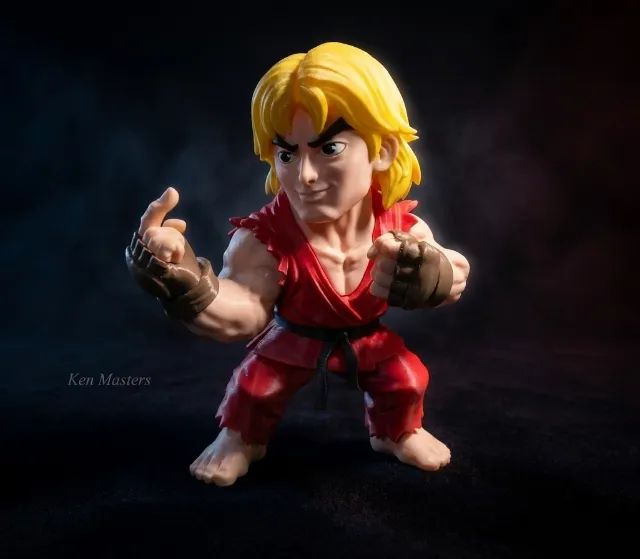 Action Figure Ken Masters Feito em Impressão 3D - Foto 2