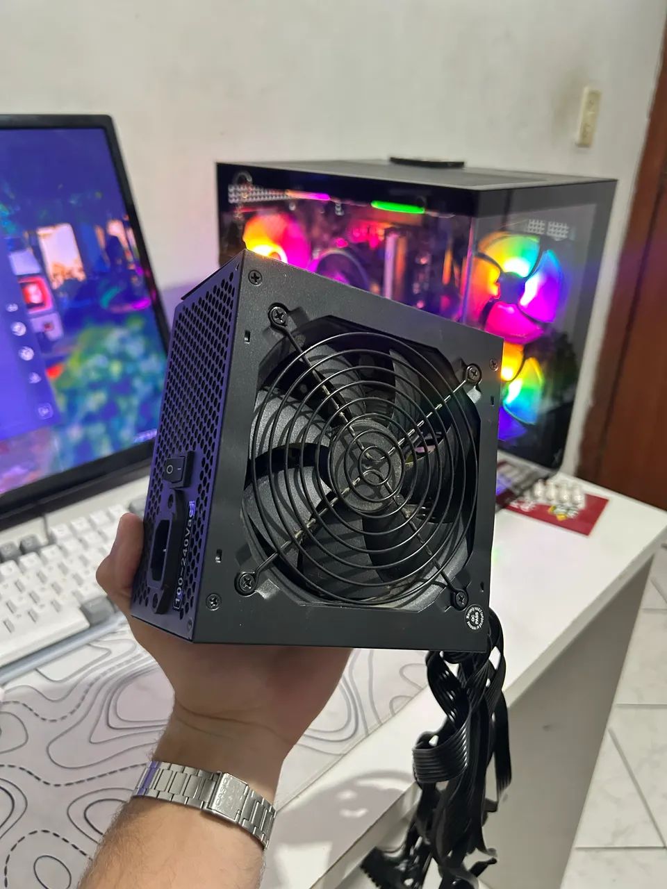 Fonte Taicon 500W - Funcionando perfeitamente  - Foto 3