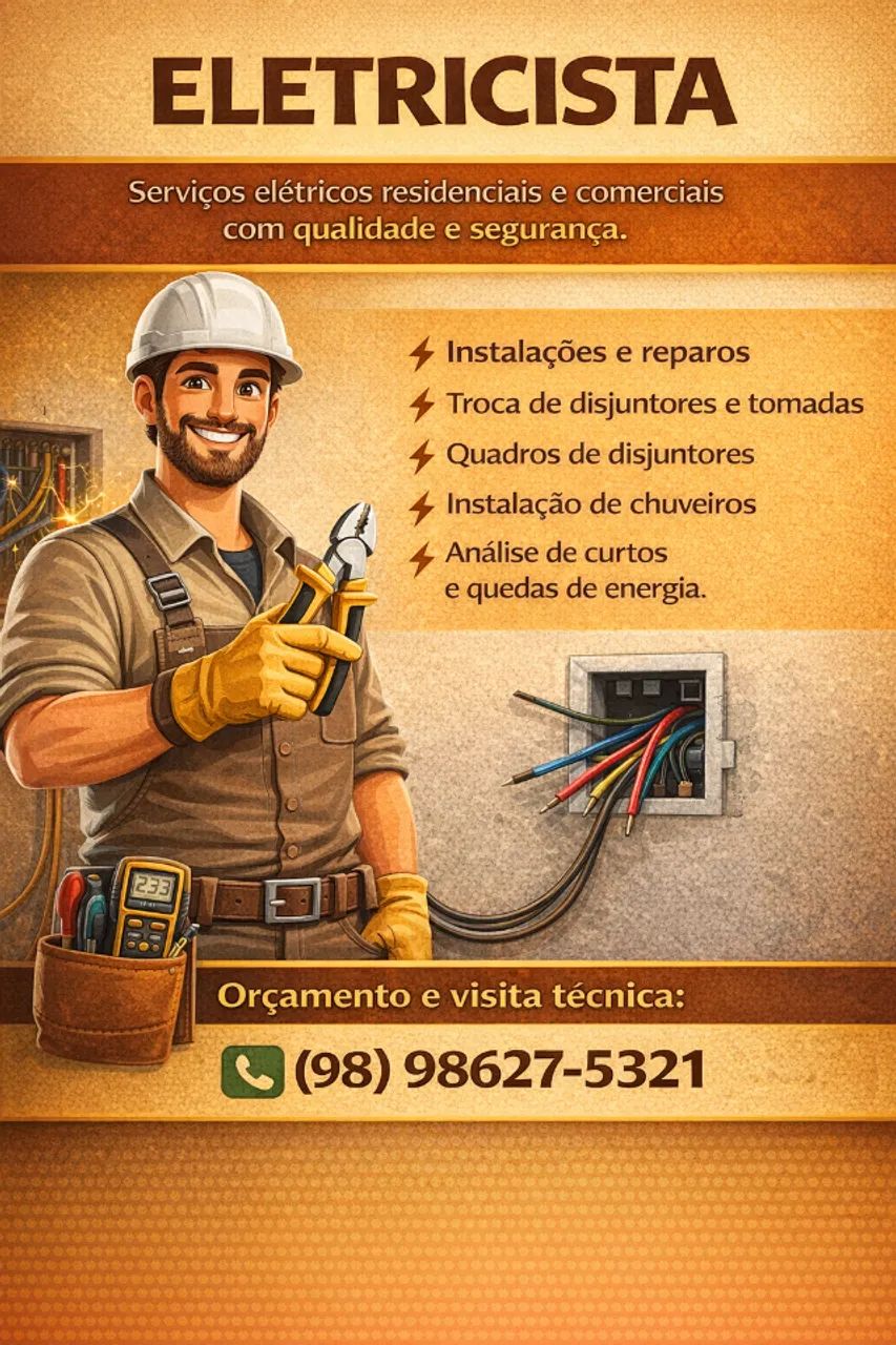 Eletricista | Reforma Elétrica Completa / Quadro e Padrão
