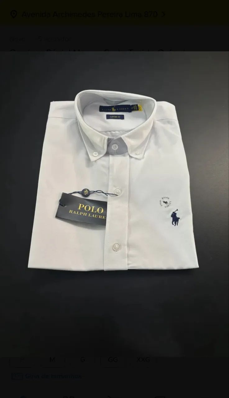 Camisa Social Ralph Lauren 