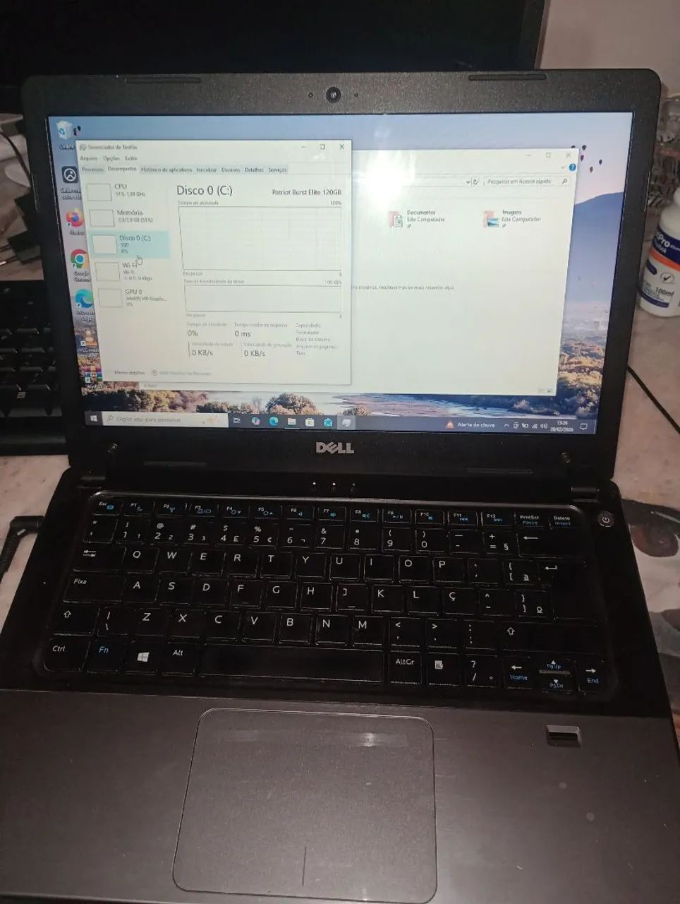 Notebook Dell i3 - SSD 120gb - funcionando perfeitamente  - Foto 2