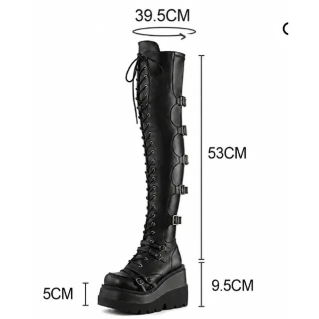 Bota gótica plataforma - Foto 4