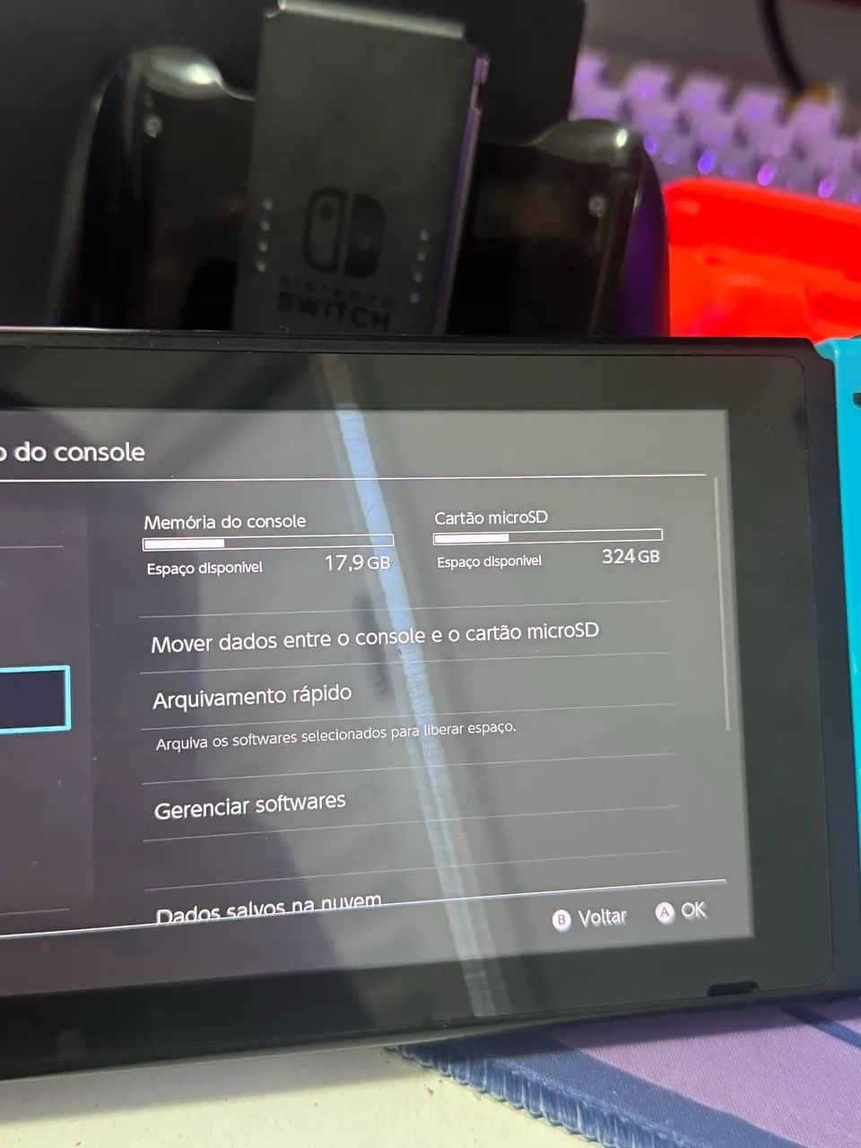 Nintendo Switch 500GB Desbloqueado V1 - Consoles de Vídeo Game