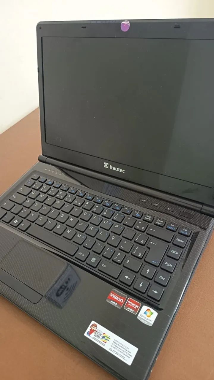 Notebook Itautec A7520 - usado no estado