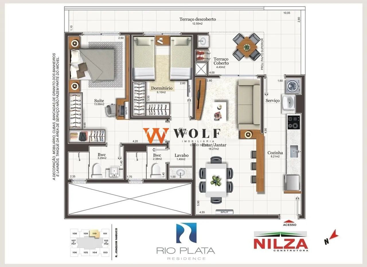 Apartamento à venda de 3 quartos no bairro Capoeiras em Florianópolis - Foto 3