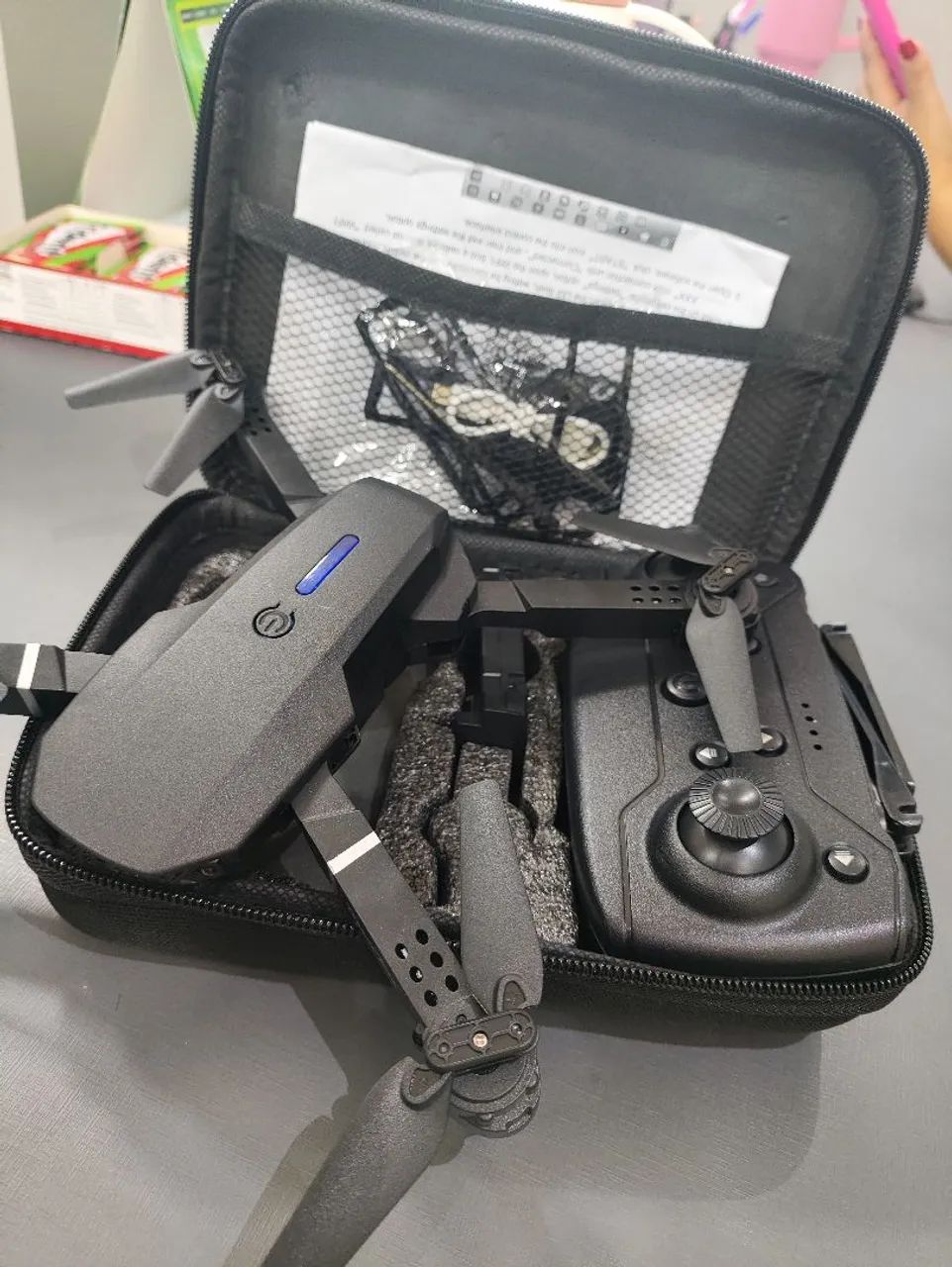 Drone e88 pro 2 câmera + bag 