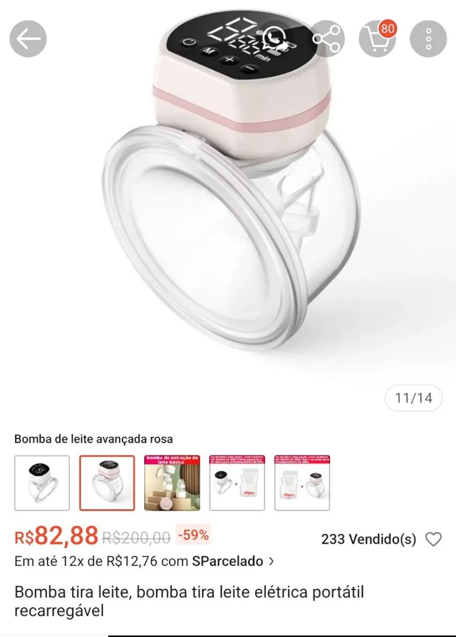 Bomba de tirar leite