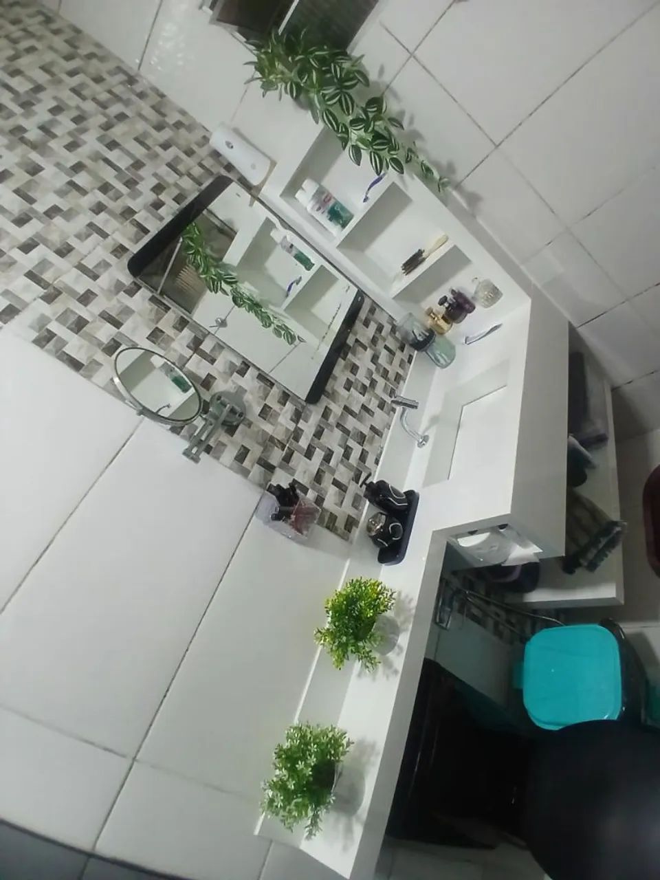 Pias de porcelanato para banheiro