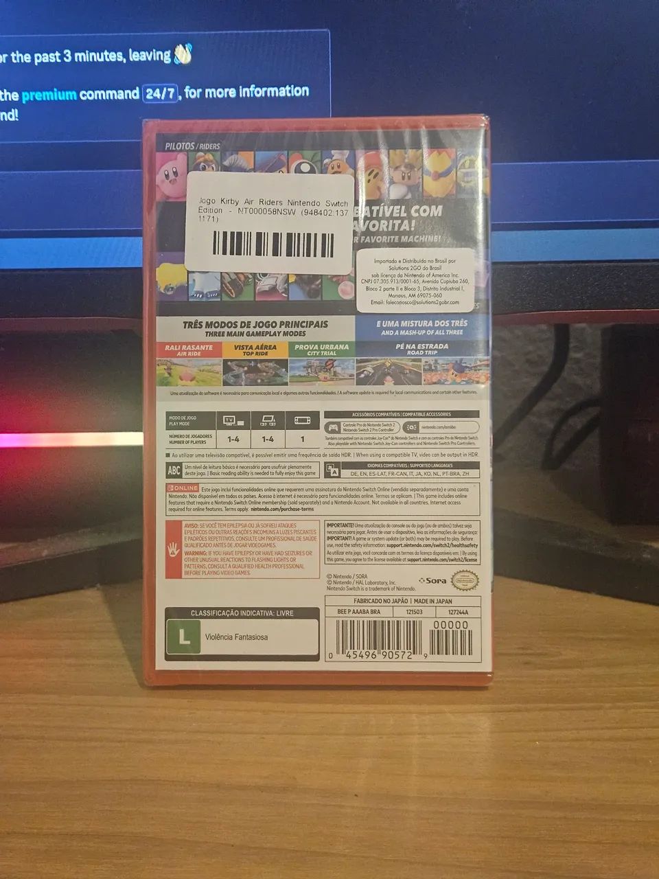 JOGO KIRBY AIR RIDERS NINTENDO SWITCH 2 - Foto 2