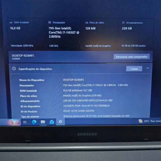 Notebook i7 16gb RAM  - Foto 4