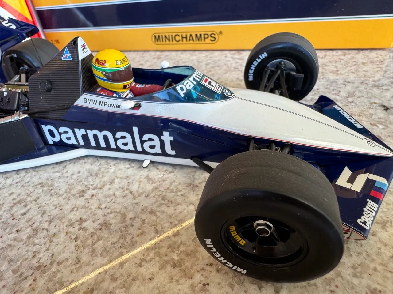 Minichamps 1/18 Brabham 1983 bt52B Ayrton Senna - Foto 4