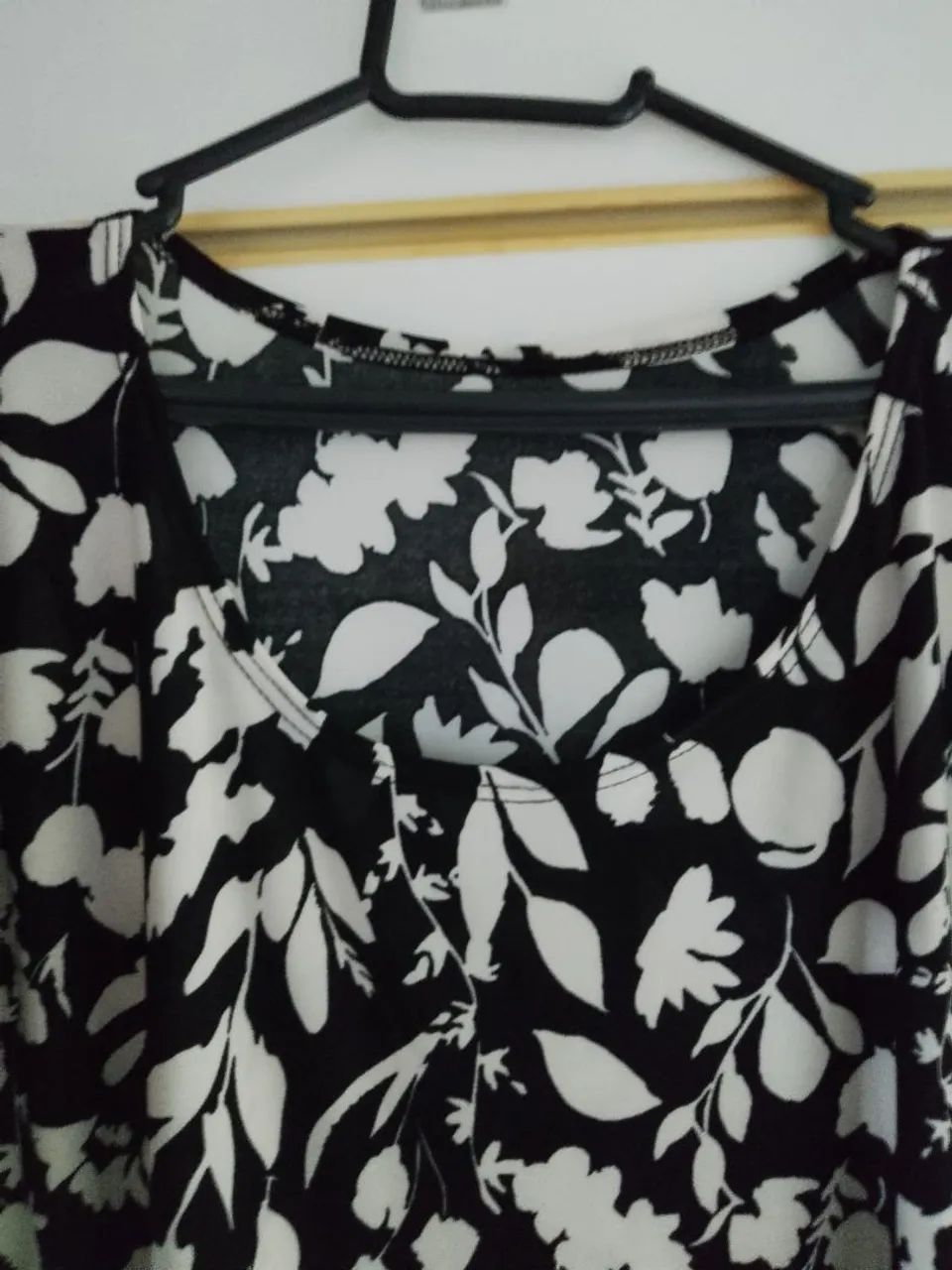 Blusa malha fria estampada - Foto 2