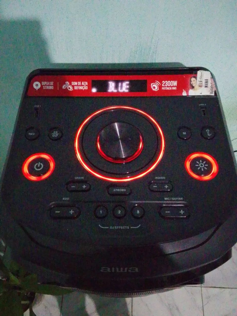 Caixa de som Aiwa 2,300wts RMS  - Foto 2