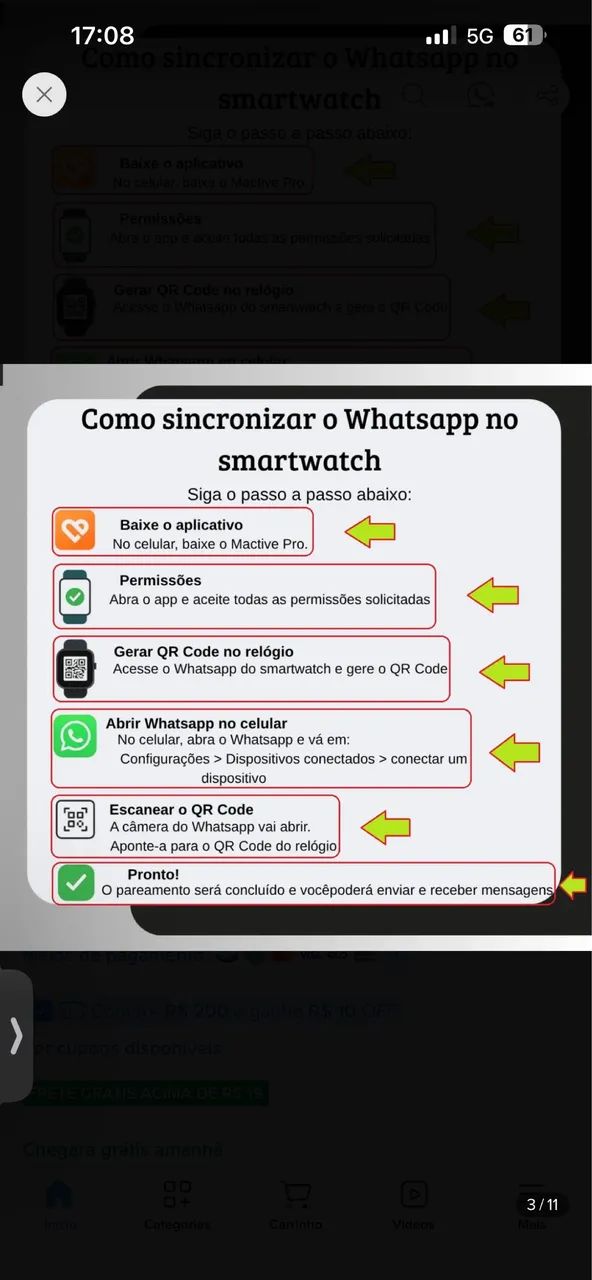 Smartwatch Microwear Ultra 5 - Foto 2