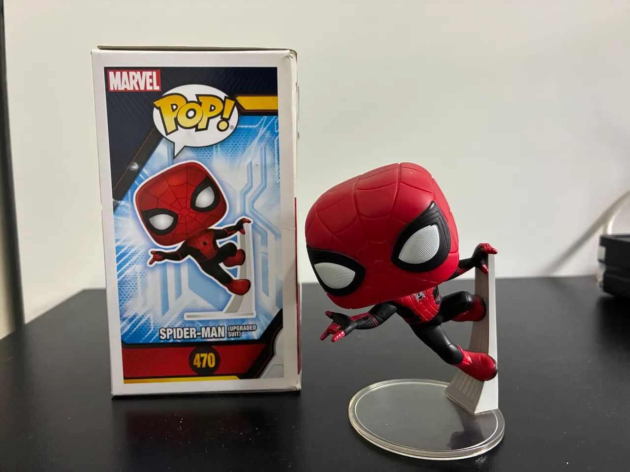Pop Funko 470 Spider Man Upgrade Suit Far From Home original 