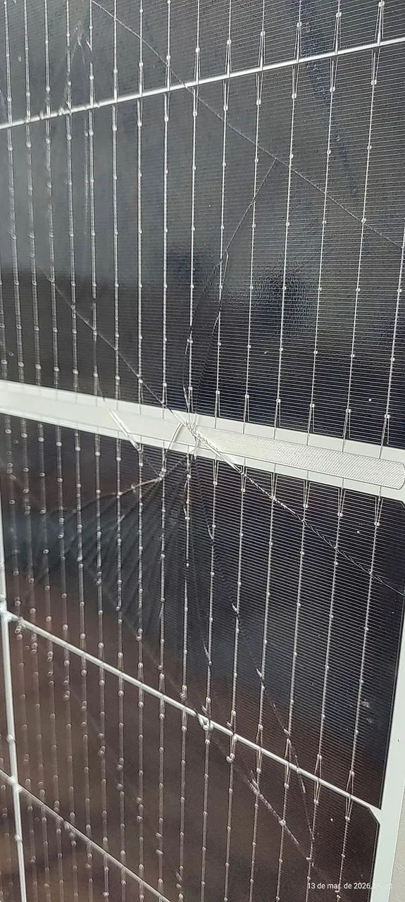 Funcionam Placas solares danificadas - Foto 4