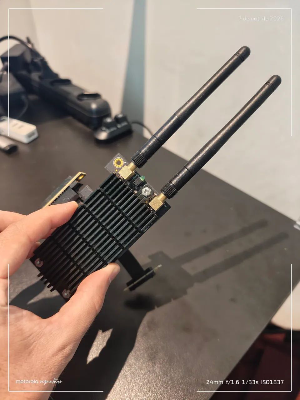 Placa Wi-Fi TP-Link Archer T6E AC1300 Dual Band + Cabo Riser PCIe - Foto 2