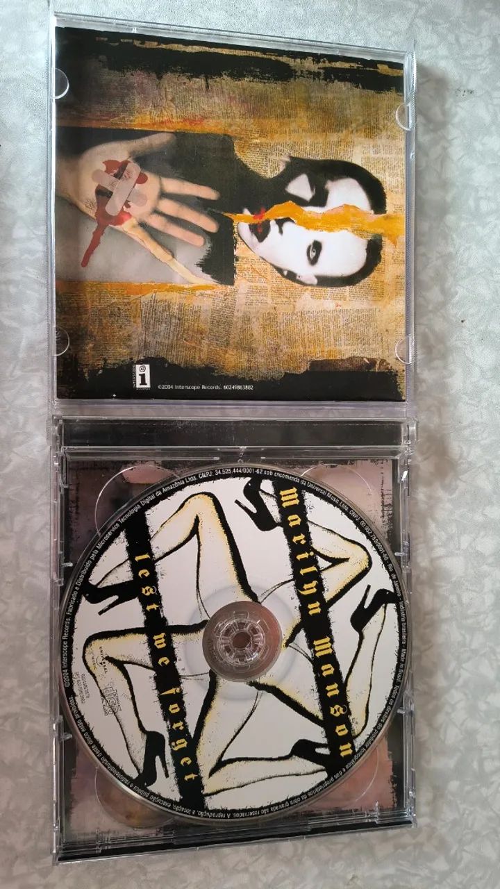 CD Marilyn Manson Duplo CD+DVD - Lest We Forget - Best of.. - CDs