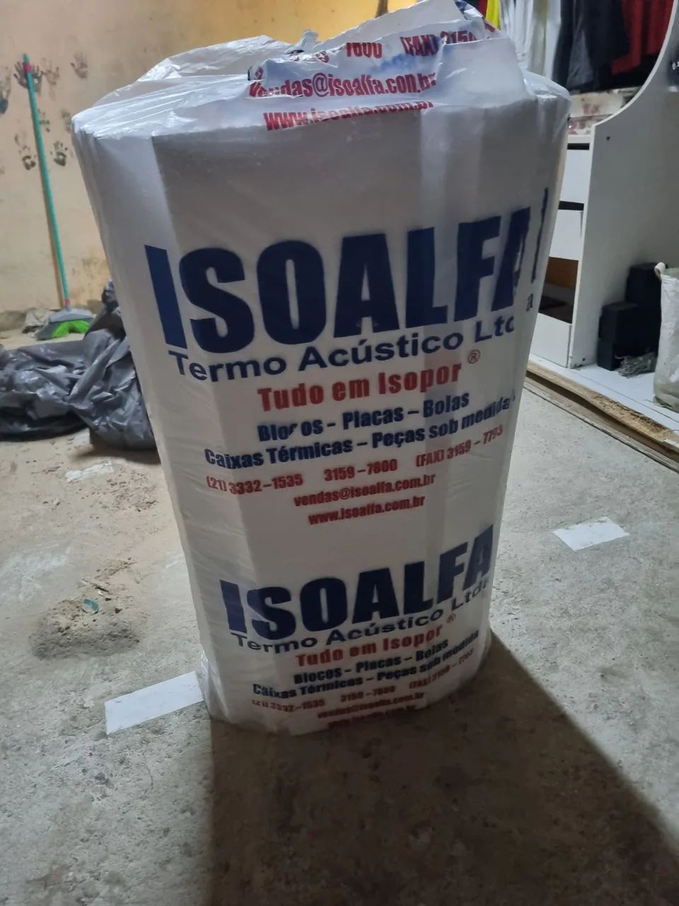 13 placas de isopor 100x50