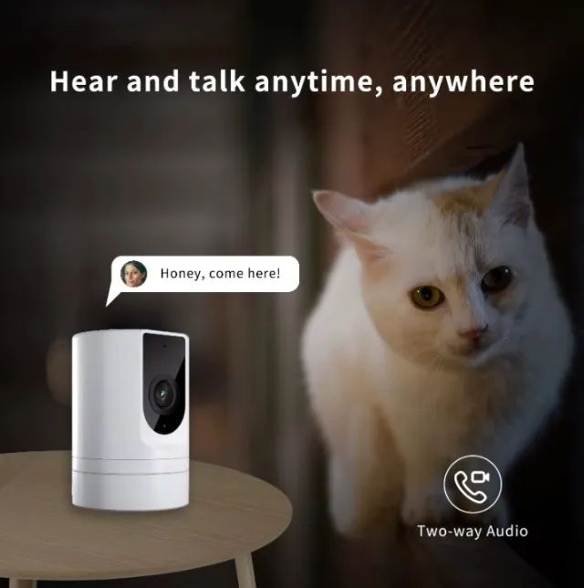 Babá Eletrônica Mini Câmera IR 1080p Detecção de Movimento Com Áudio - Foto 2