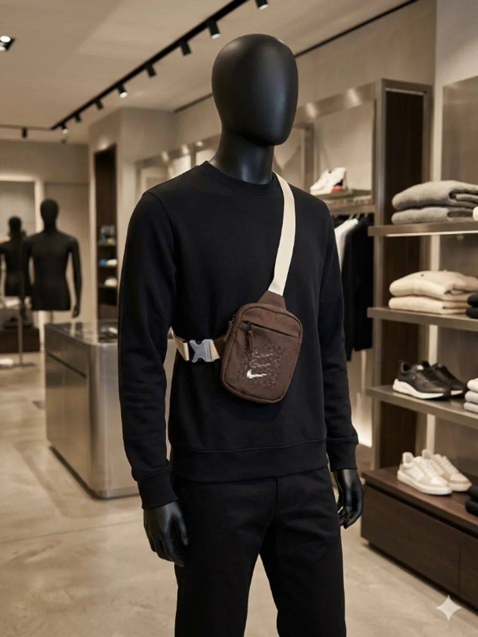 Shoulder bag marron com off white!