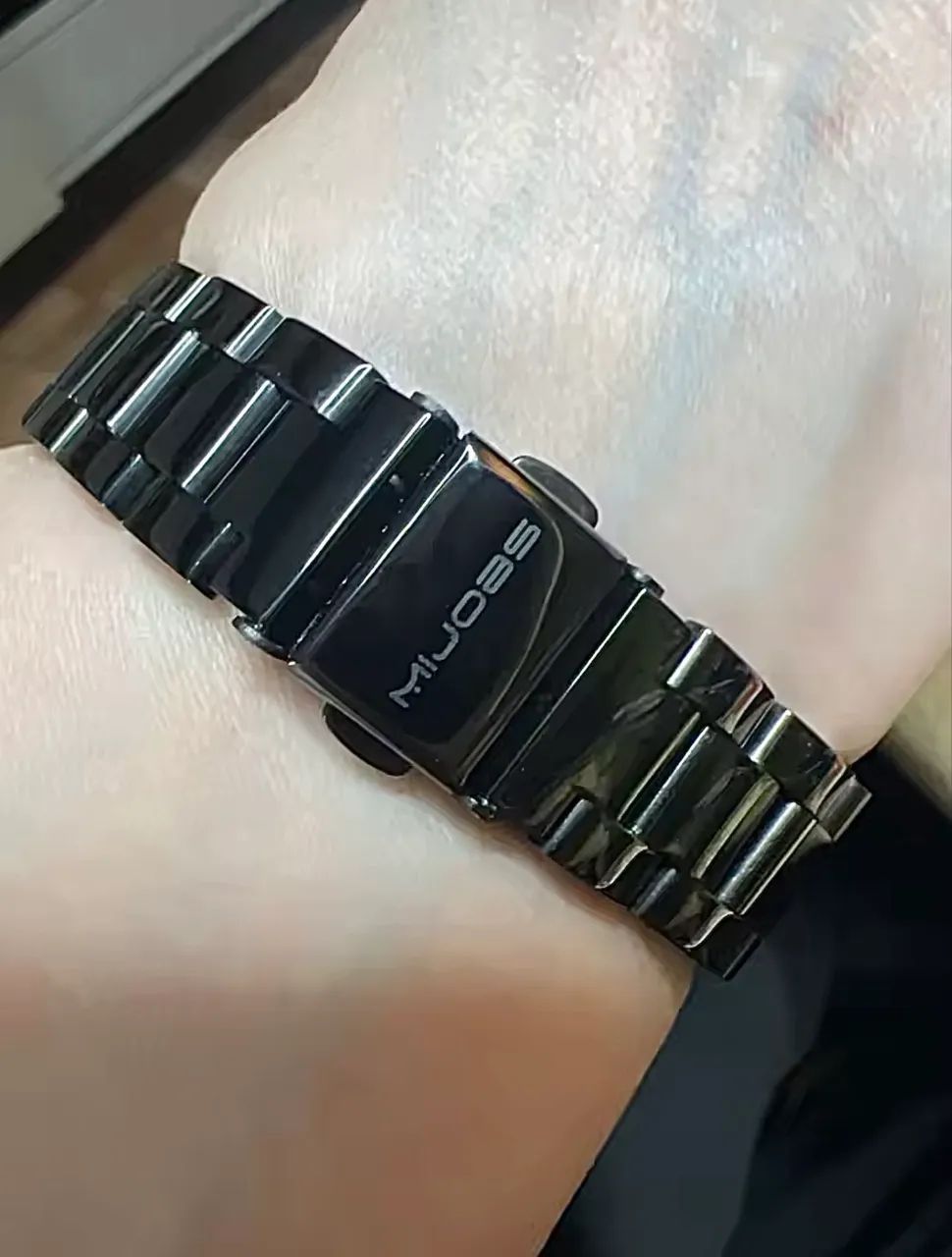 Pulseira de Metal em Aço Inoxidável Xiaomi Mi Band - NOVA - Foto 3