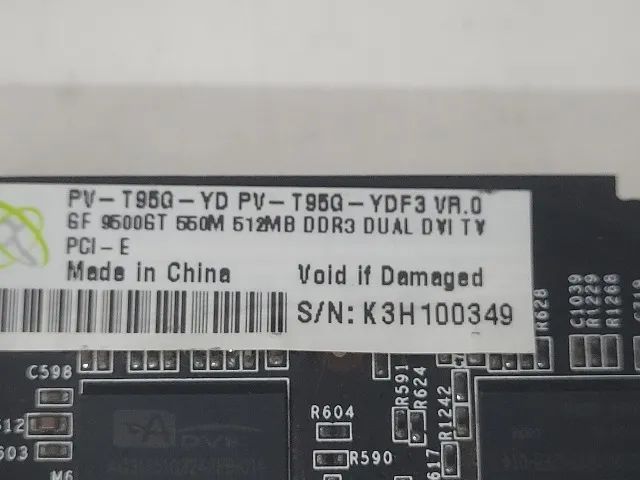 Placa de Video GF 9500GT 512mb - Foto 2