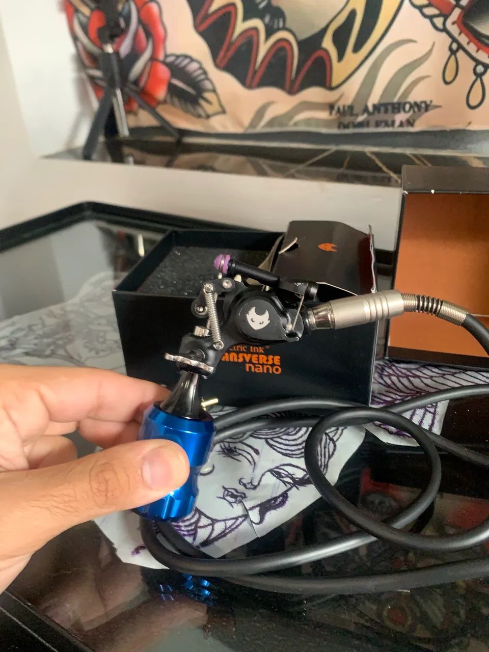 Kit de Tatuagem Profissional Transverse nano + Fonte - Foto 2