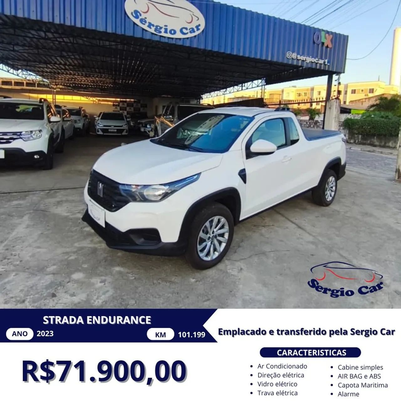 Fiat Strada Endurance 1.4 Flex 8V CS Plus 2023