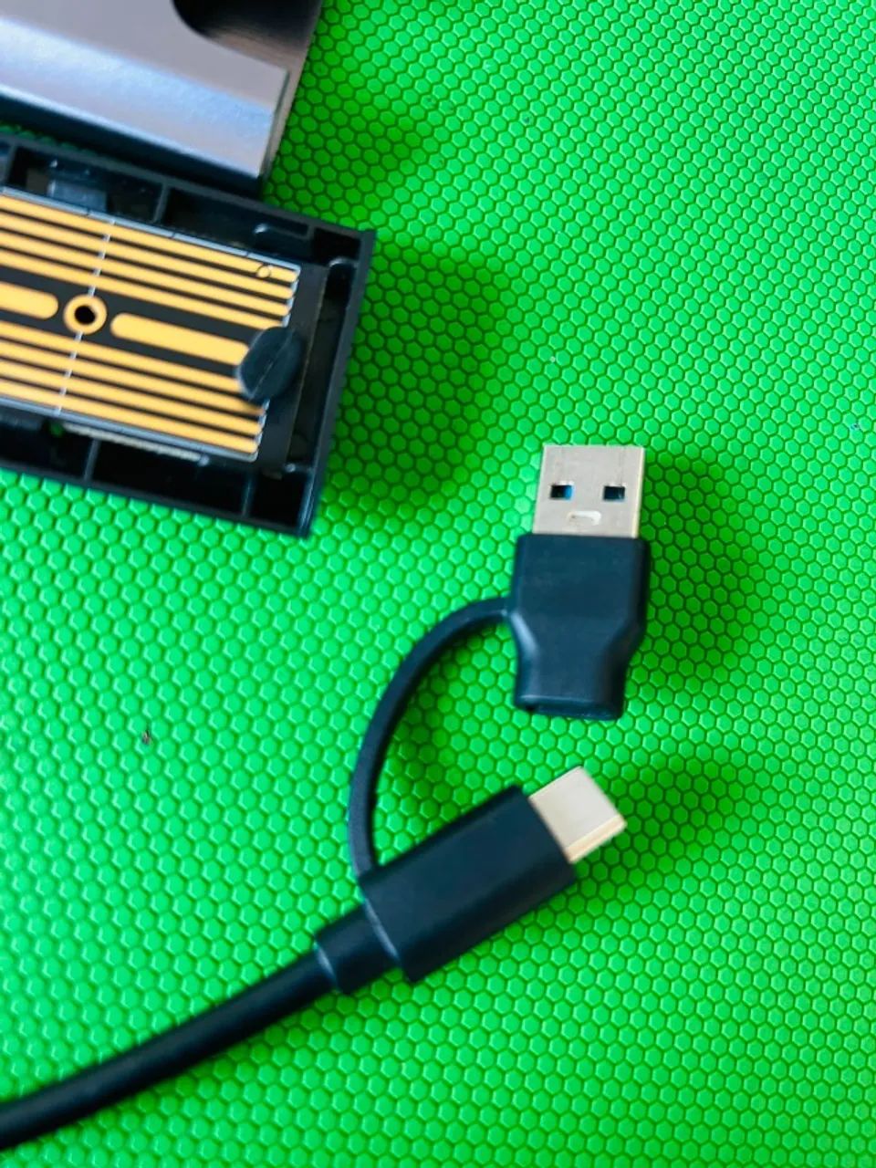Case Gaveta Mini para SSD M.2 NVMe - Foto 3