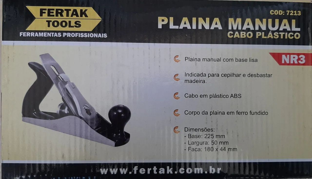 Plaina manual n°3