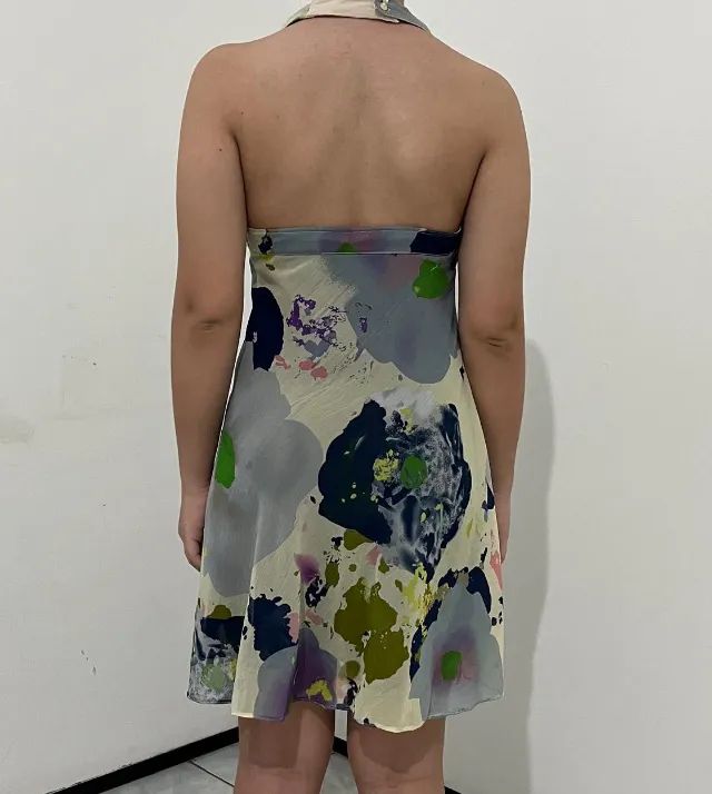 Vestido estampado de festa  - Foto 5