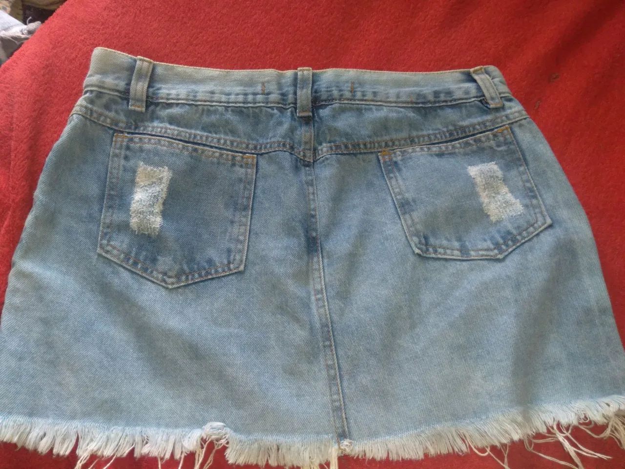 Vendo saia jeans em otimo estado! - Foto 2