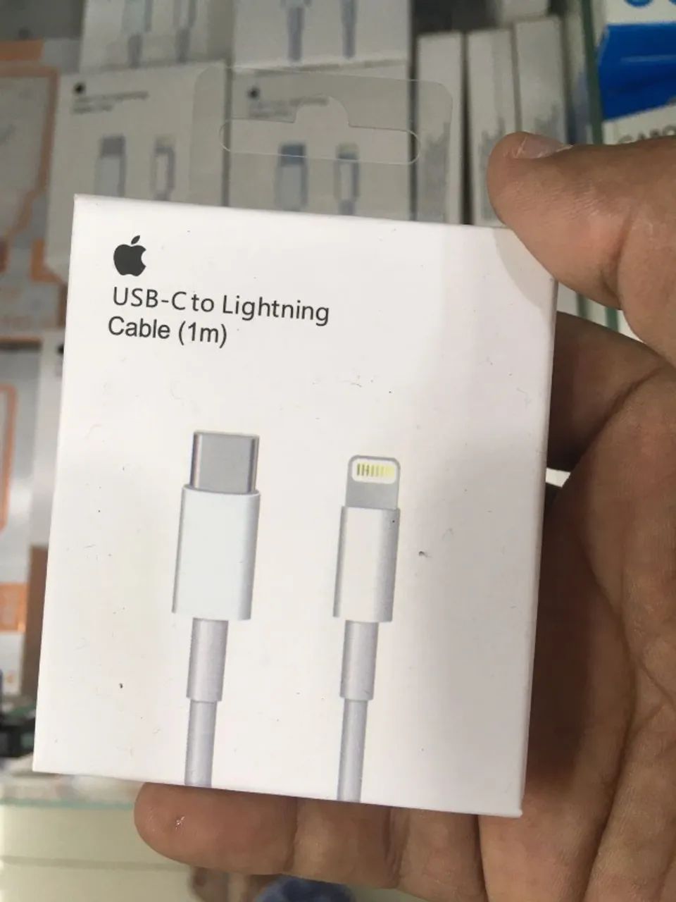 Cabo iPhone Lightning USB-C da Apple Novo - 3 meses de Garantia - Foto 4