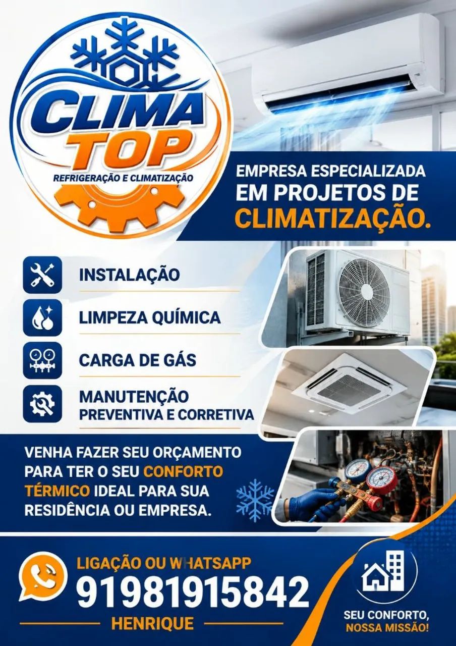 Serviços  de Climatização e Refrigeração 