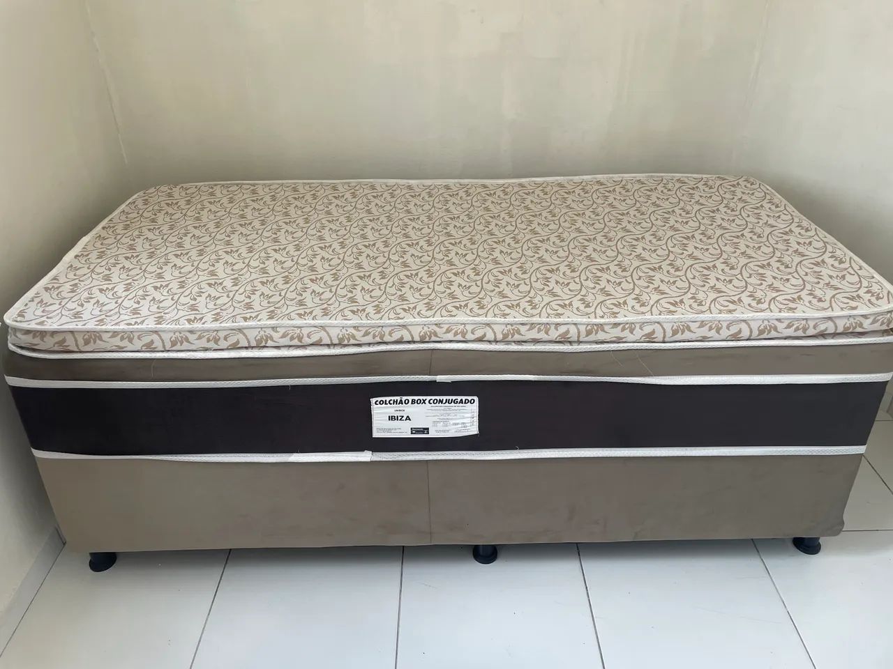 Cama Box Conjugada Casal Ibiza Unibox - Nova Sem Uso! - Foto 2