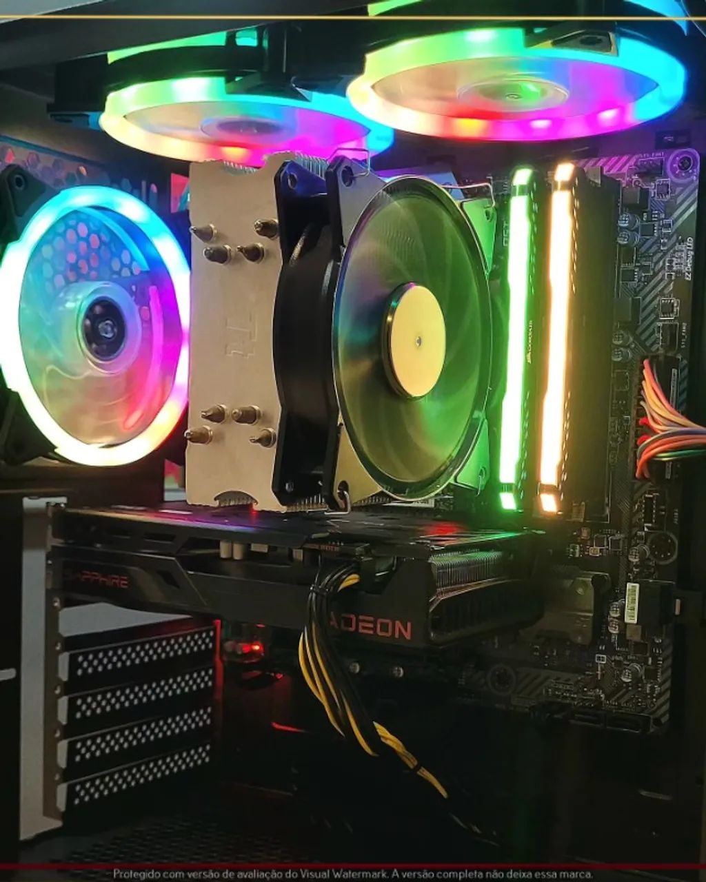Desktop Gamer I5 9400f | 16GB RAM | NVMe 256GB | RX 6600 8GB | MSI