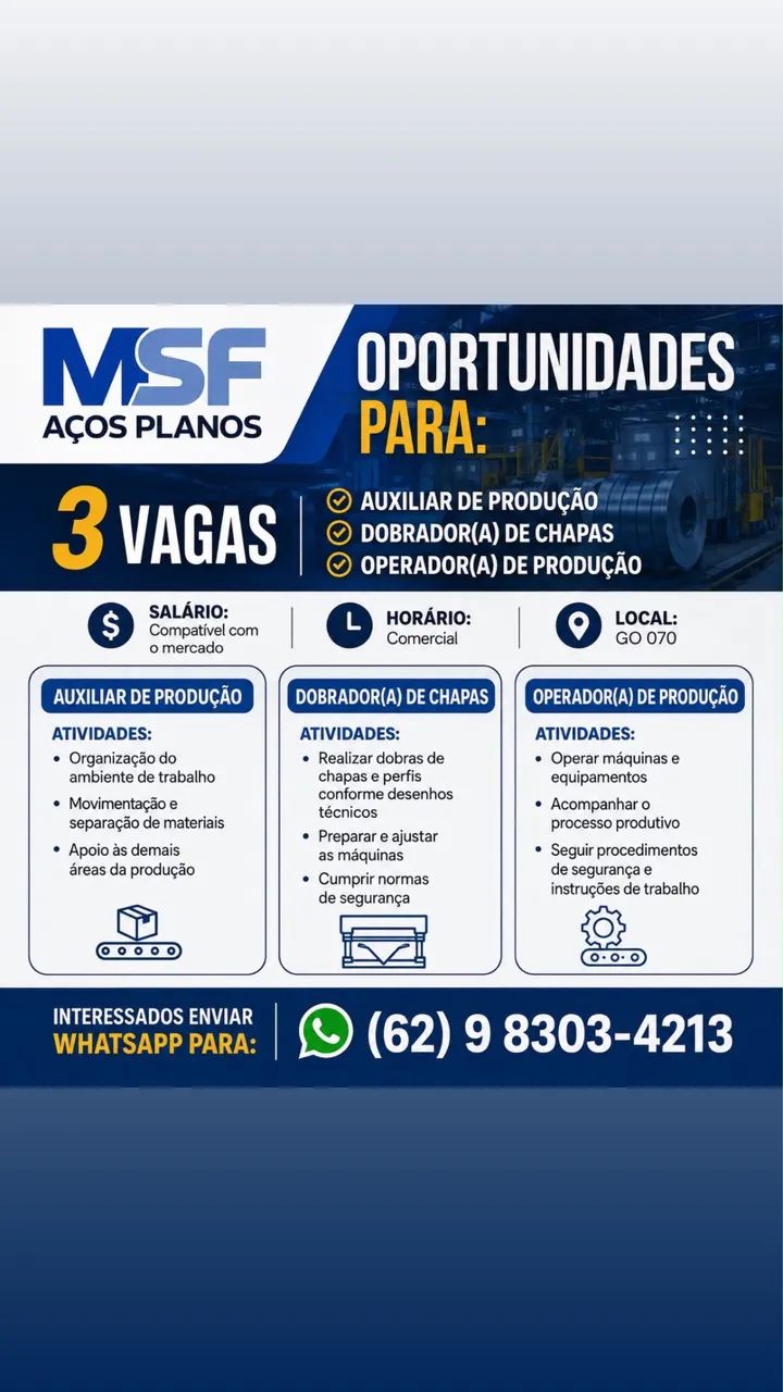 Auxiliar de produção 