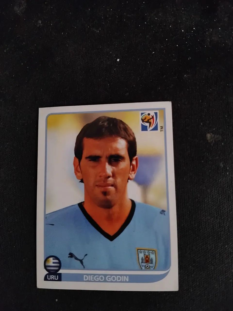 Kit 3 Figurinhas Uruguai Copa 2010 - Lugano #71, Caceres #74 e Godin #72 - Foto 3