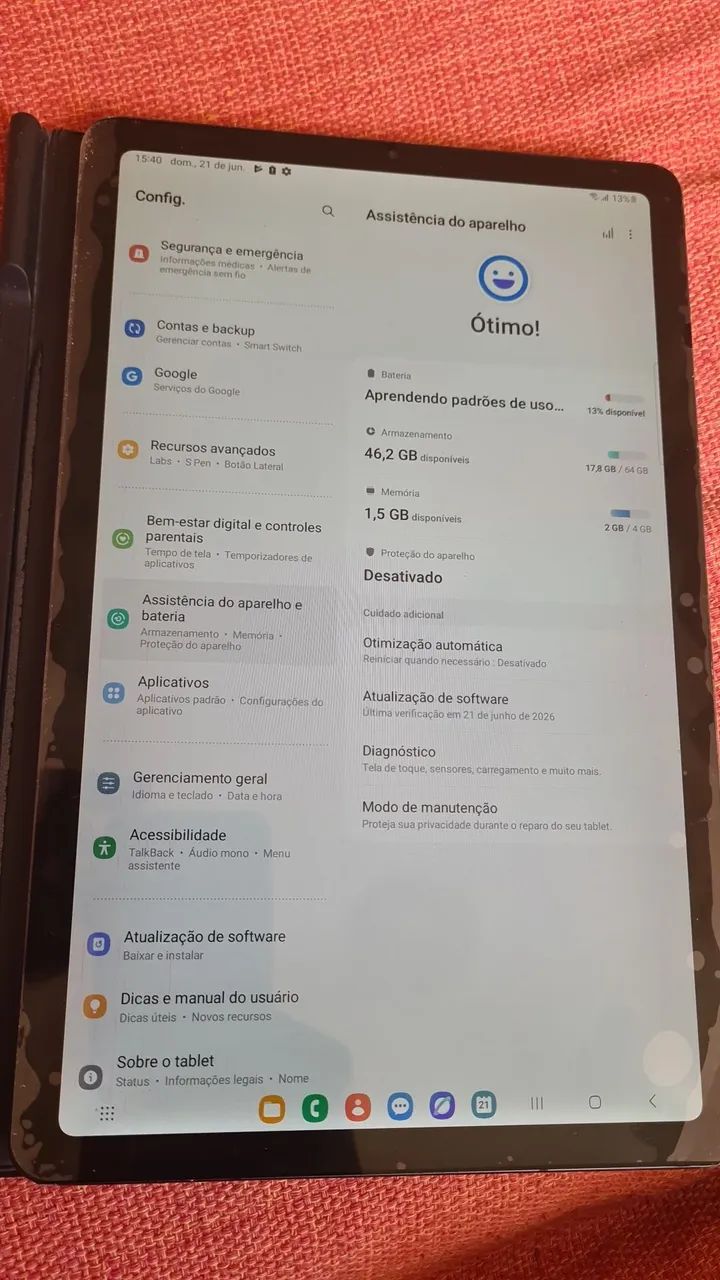 Samsung Tab S6 lite P615 Chip/Wi-Fi case magnética caneta - Foto 5